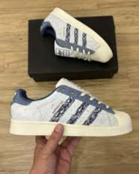 Adidas Superstar II sneakers feature a unique denim