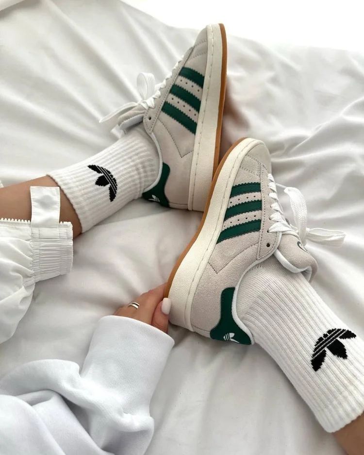 ADIDAS ORIGINALS CAMPUS GREY GREEN🖤🖤