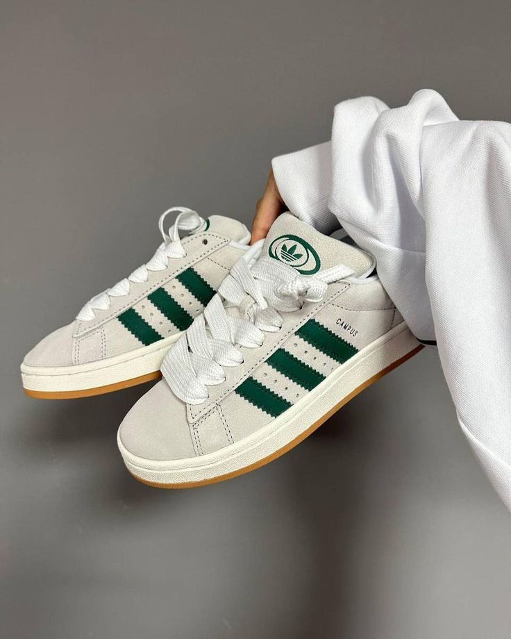 ADIDAS ORIGINALS CAMPUS GREY GREEN🖤🖤