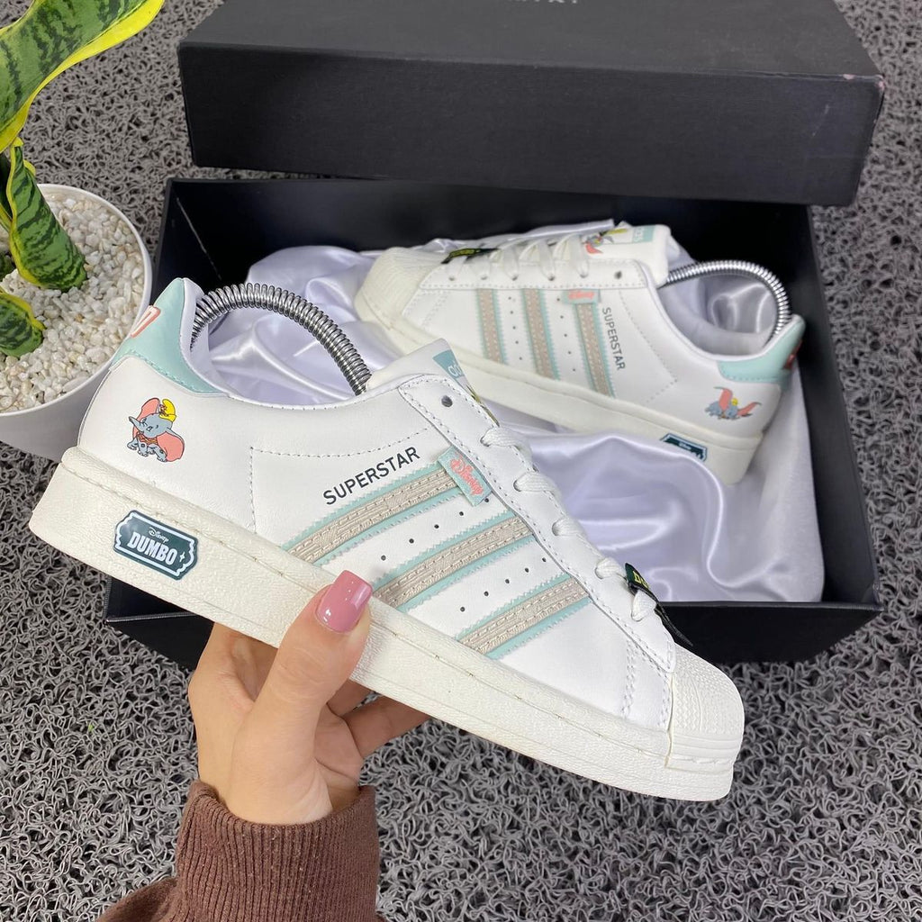 ADIDAS ORIGINAL SUPERSTAR DISNEY WHITE DUMBO 🖤