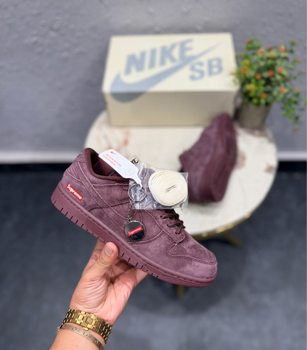 NIKE SB DUNK SUPREME 2025 BURGUNDY🔥