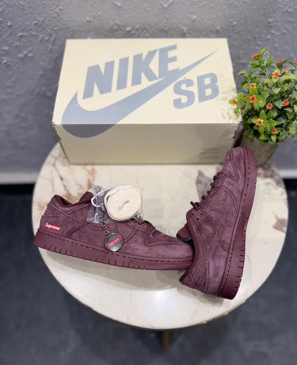 NIKE SB DUNK SUPREME 2025 BURGUNDY🔥