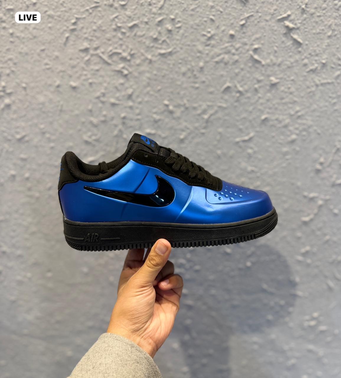 NIKE AIRFORCE FOAMPOSITE PRO BLUE