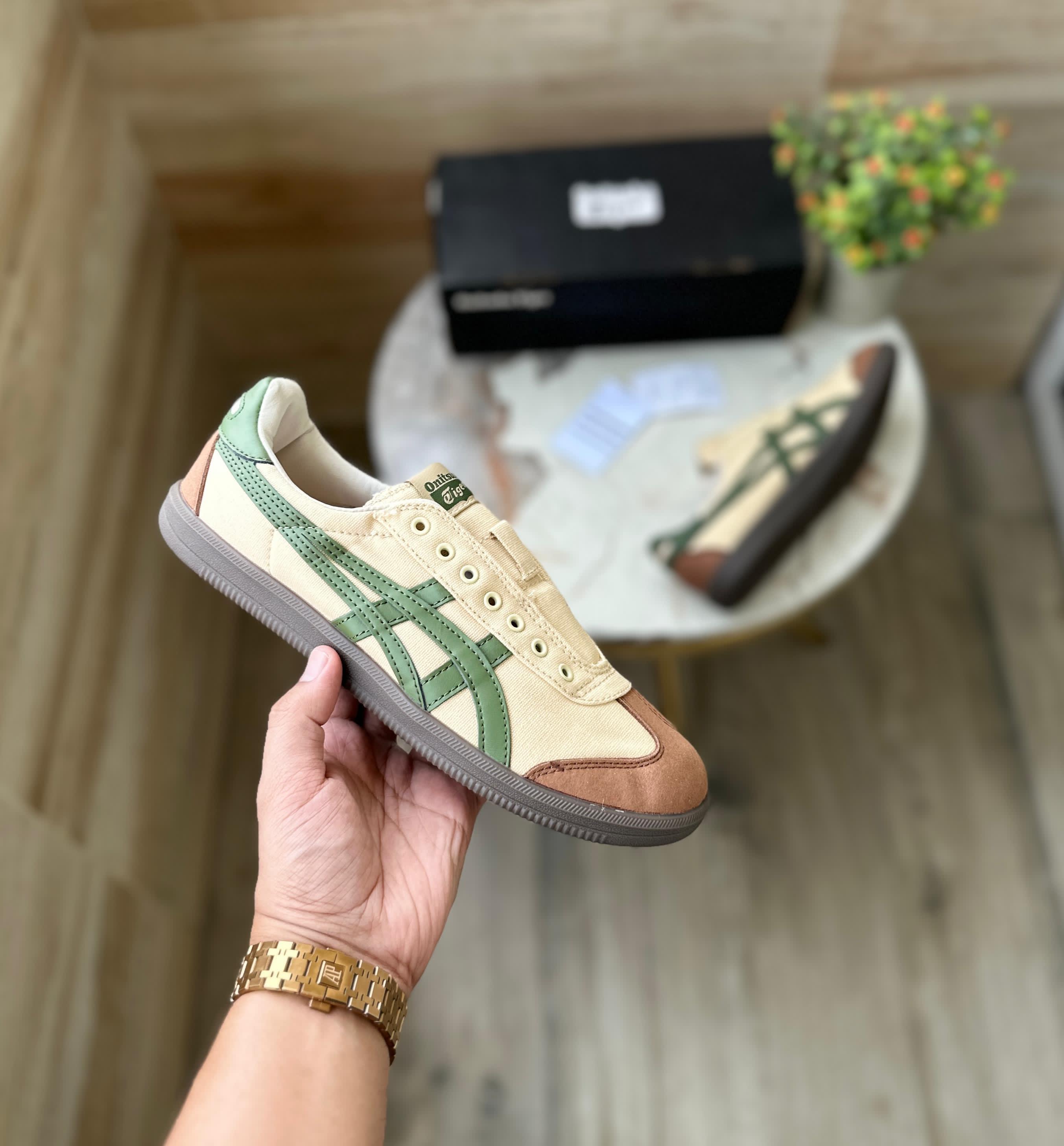 Onitsuka tiger tokuten gum sole EDTN🖤🖤