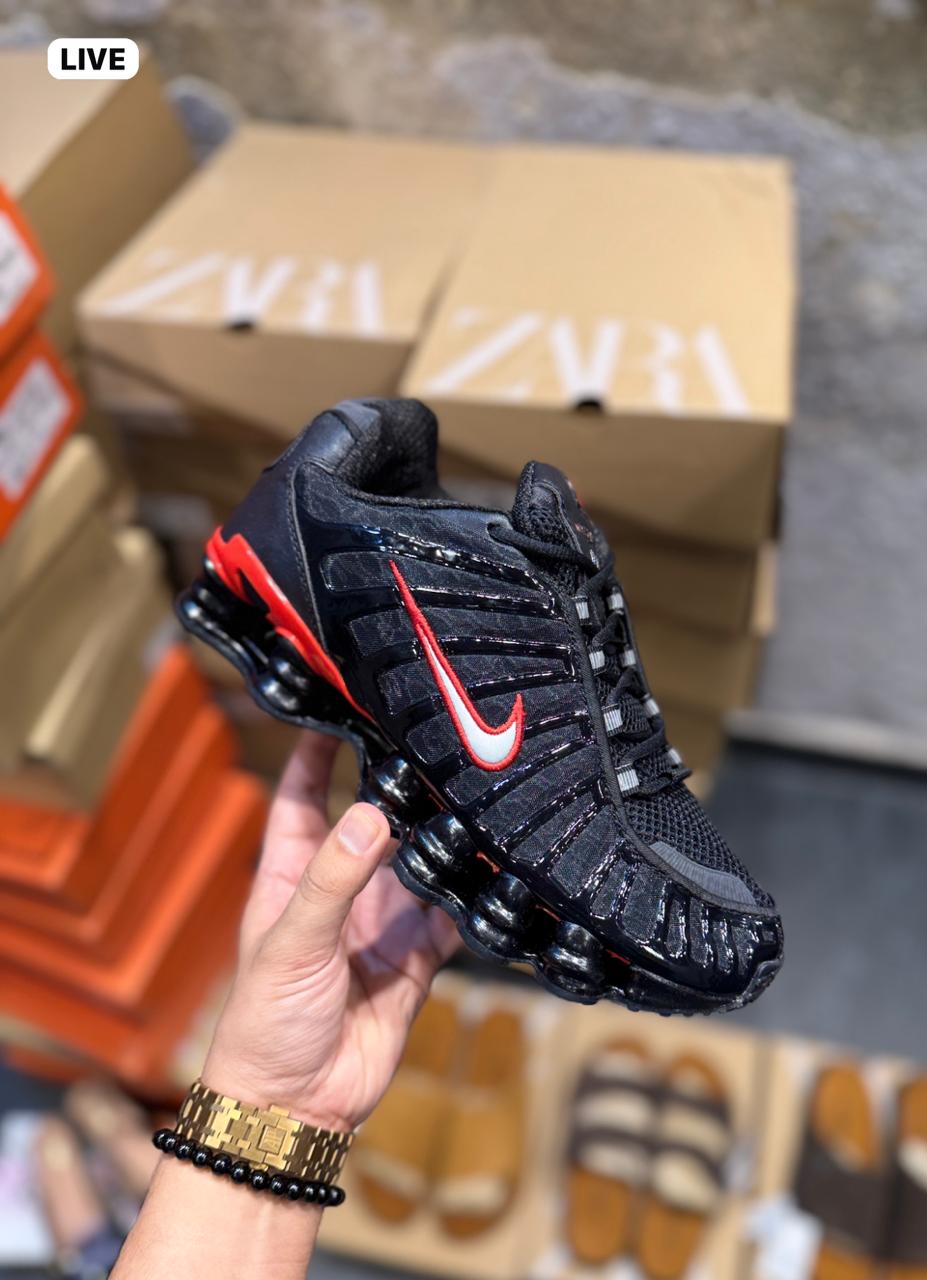 NIKE SHOX TL BLACK RED