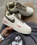 NIKE AIRFORCE BROWN SWOOSH