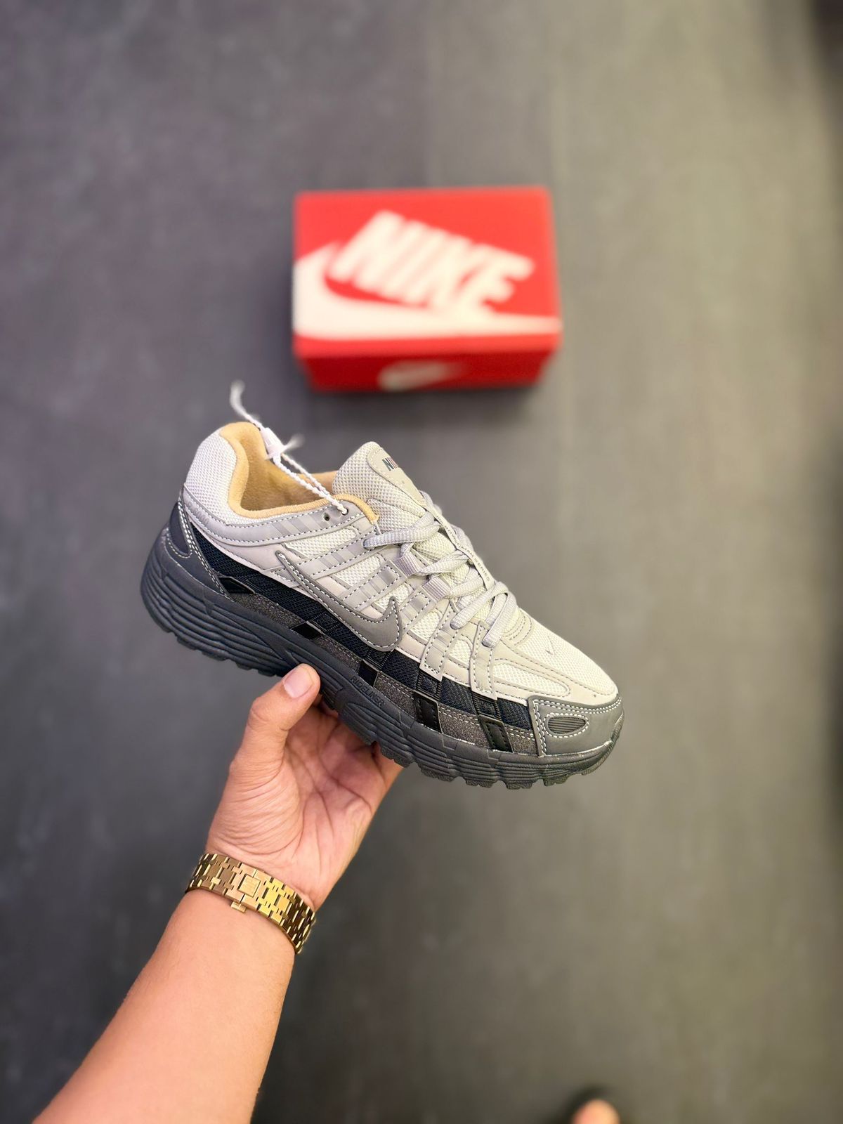 NIKE P-6000 TRAINER METALLIC  🖤