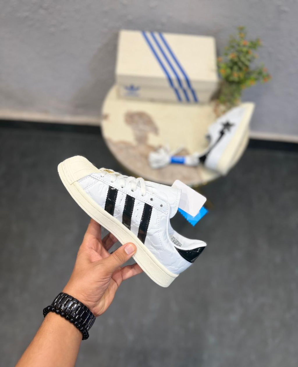 ADIDAS SUPERSTAR BAPE WHITE BLACK 🖤