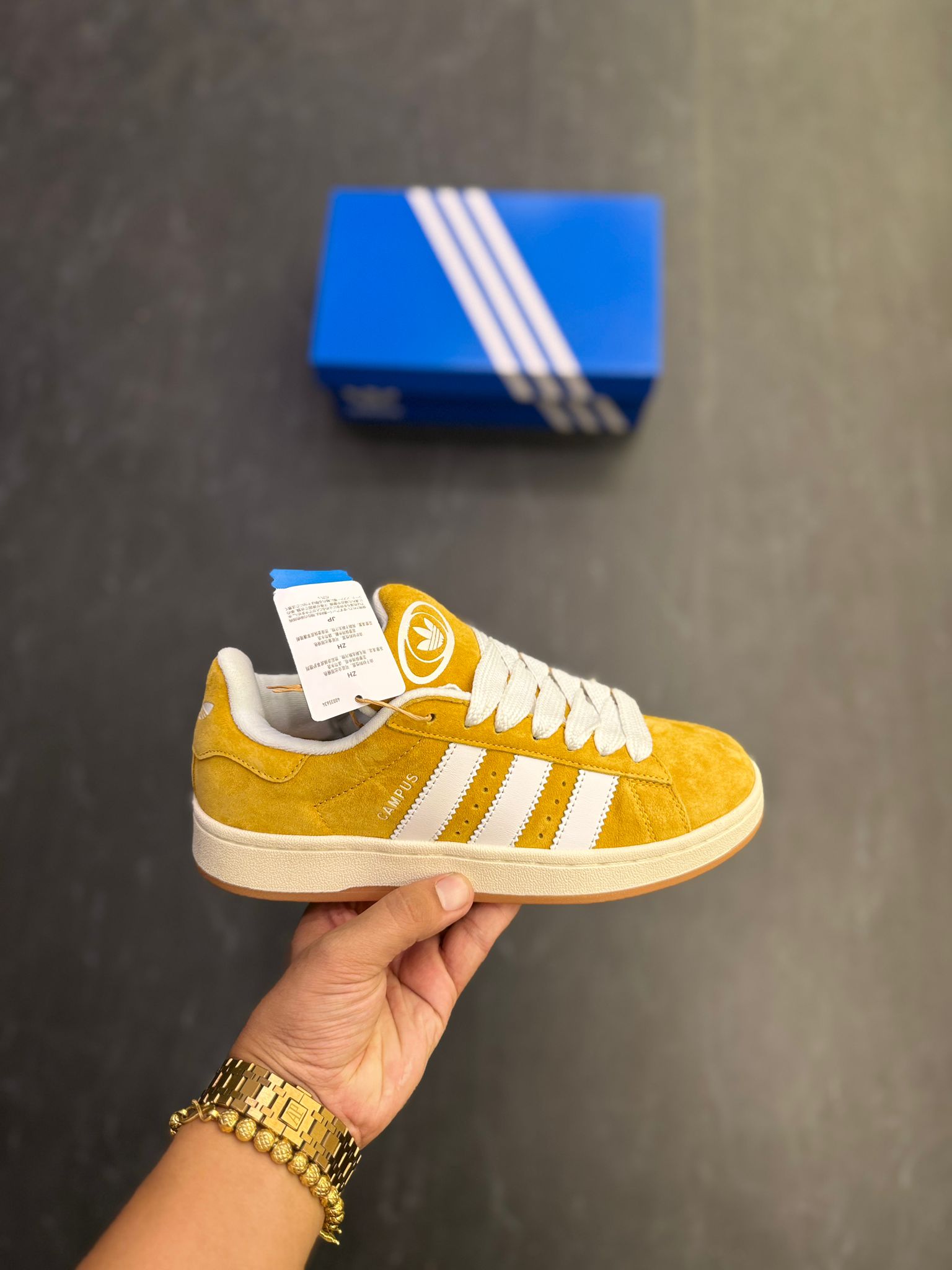 ADIDAS ORIGINAL CAMPUS MUSTARD YELLOW