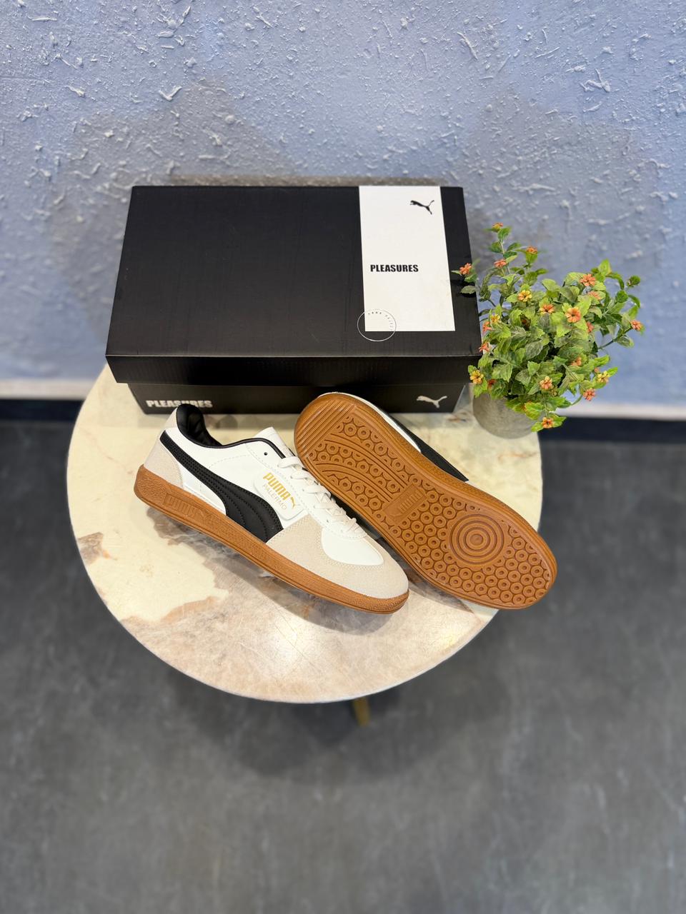 PUMA PALERMO OG WHITE BLACK 🖤🤍  Euro 40-44 ✅