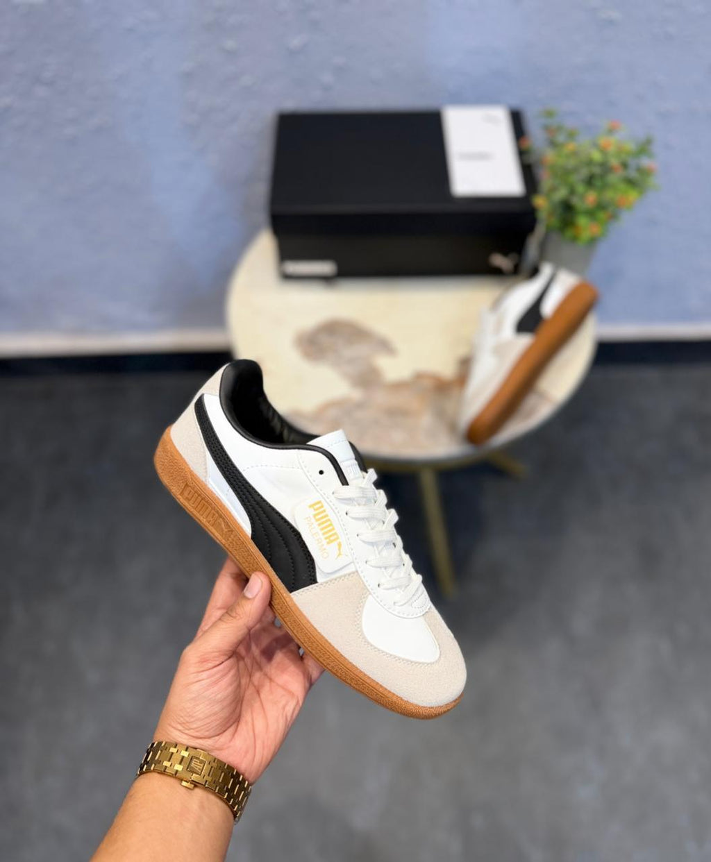 PUMA PALERMO OG WHITE BLACK 🖤🤍  Euro 40-44 ✅