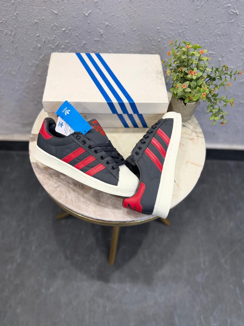 ADIDAS ORIGINALS SUPERSTAR TOKYO GREY RED