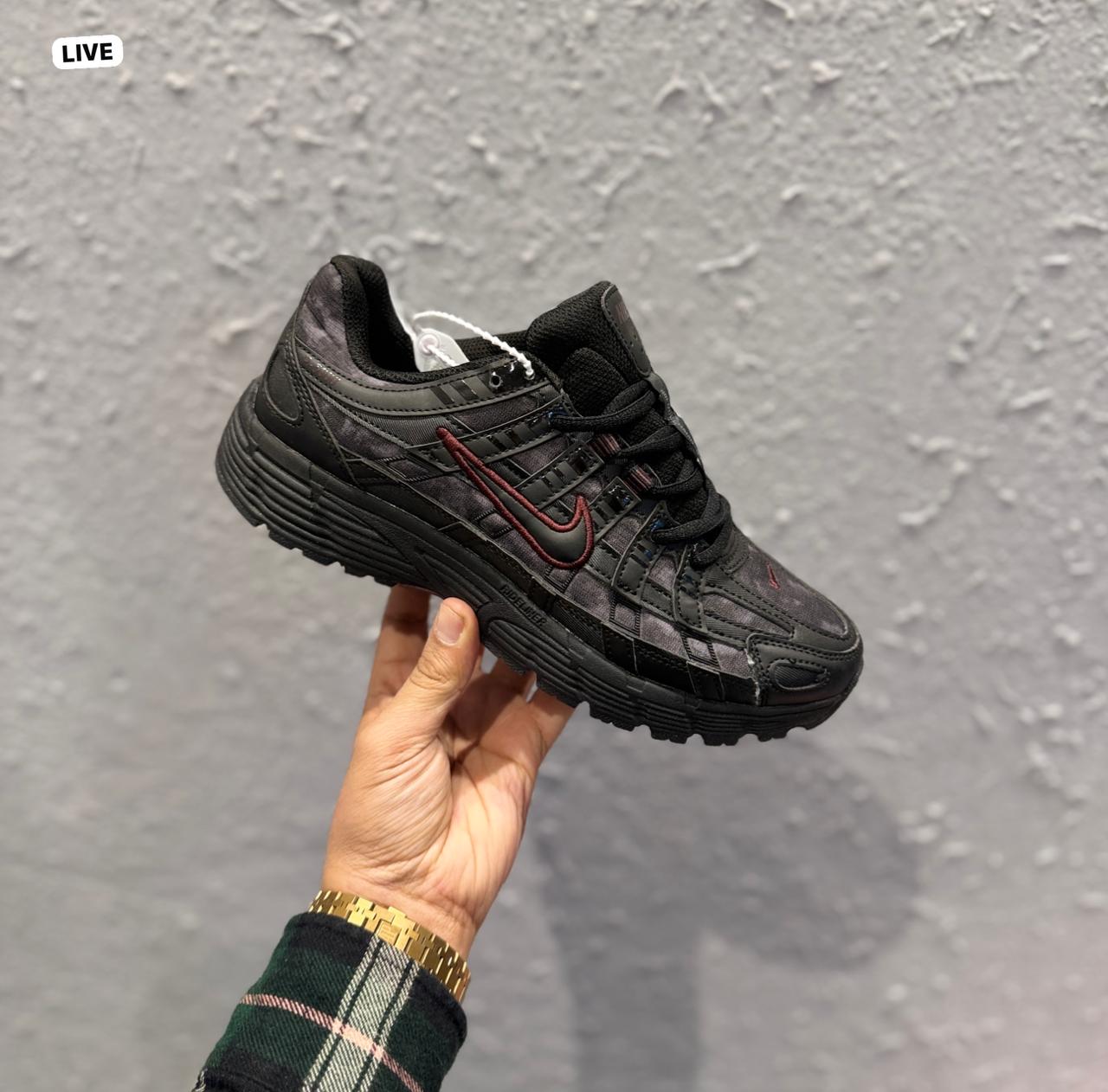 NIKE P-6000 TRAINER BLACK MAROON 🖤