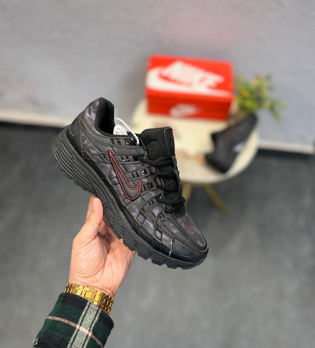NIKE P-6000 TRAINER BLACK MAROON 🖤