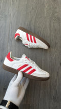 Adidas samba white green, white red