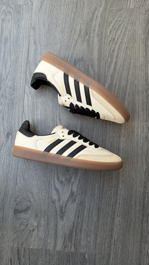 Adidas samba cream black lines