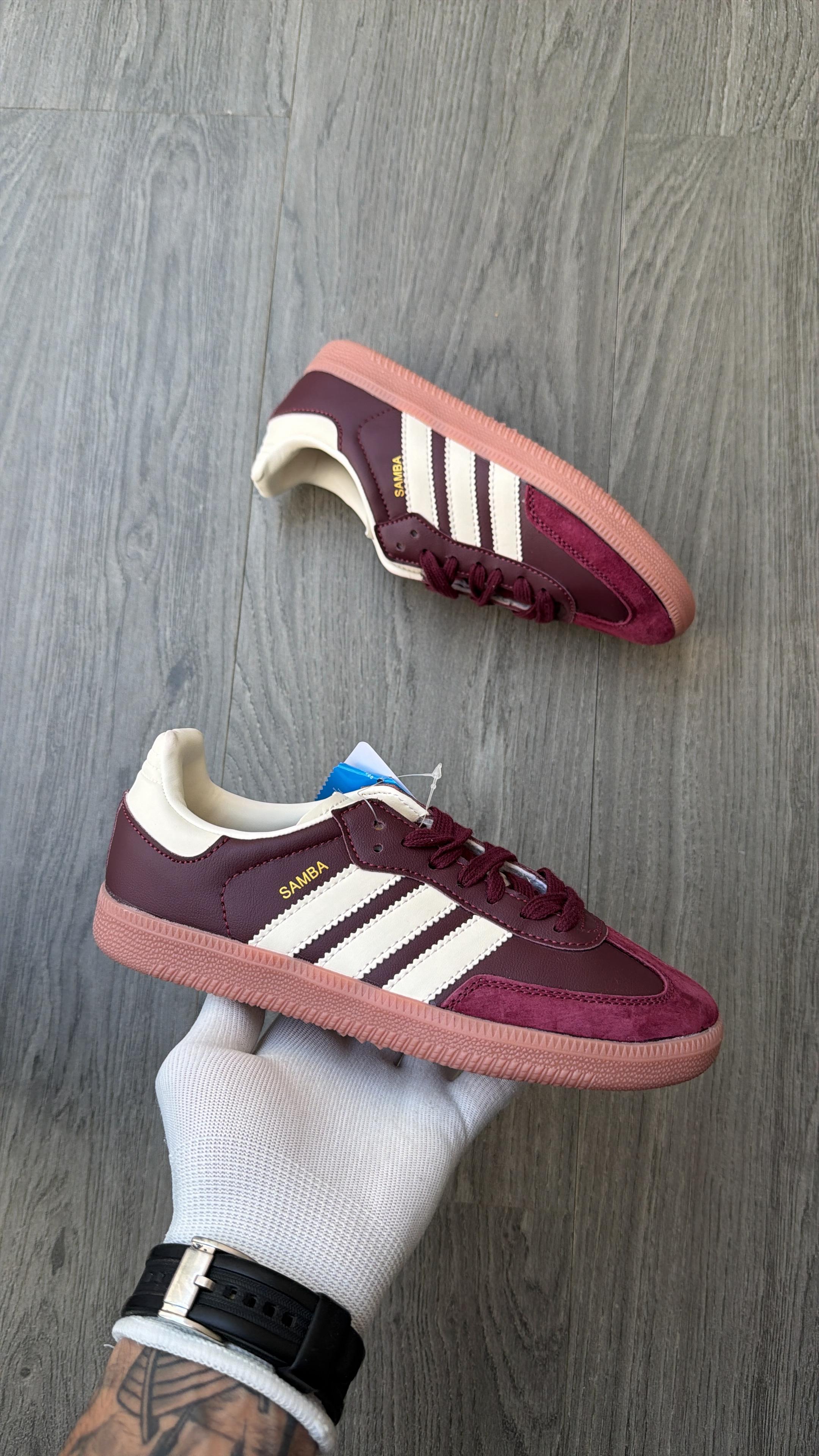 Adidas samba wine, adidas samba blue