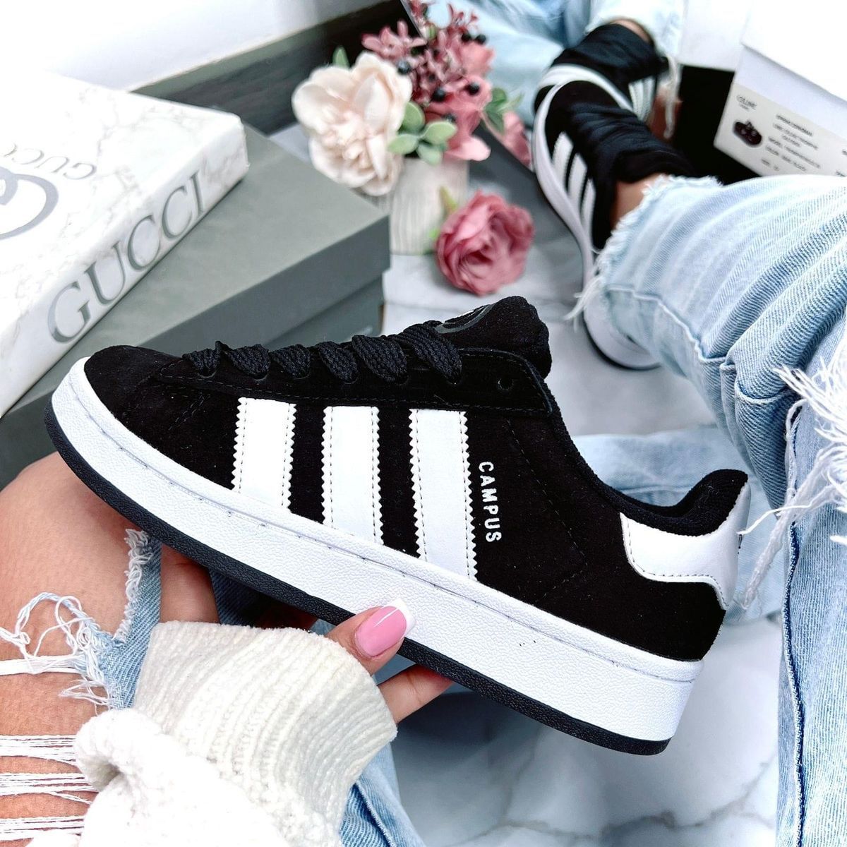 ADIDAS CAMPUS 00s BLACK SOLE