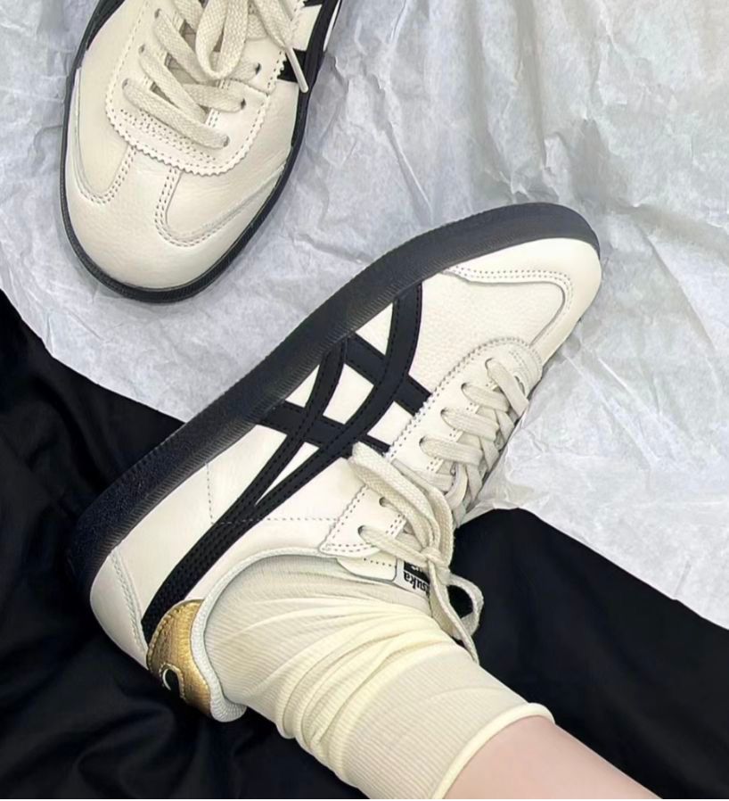 ONITSUKA TIGER TOKUTEN GUM WHITE GOLD 🖤🖤