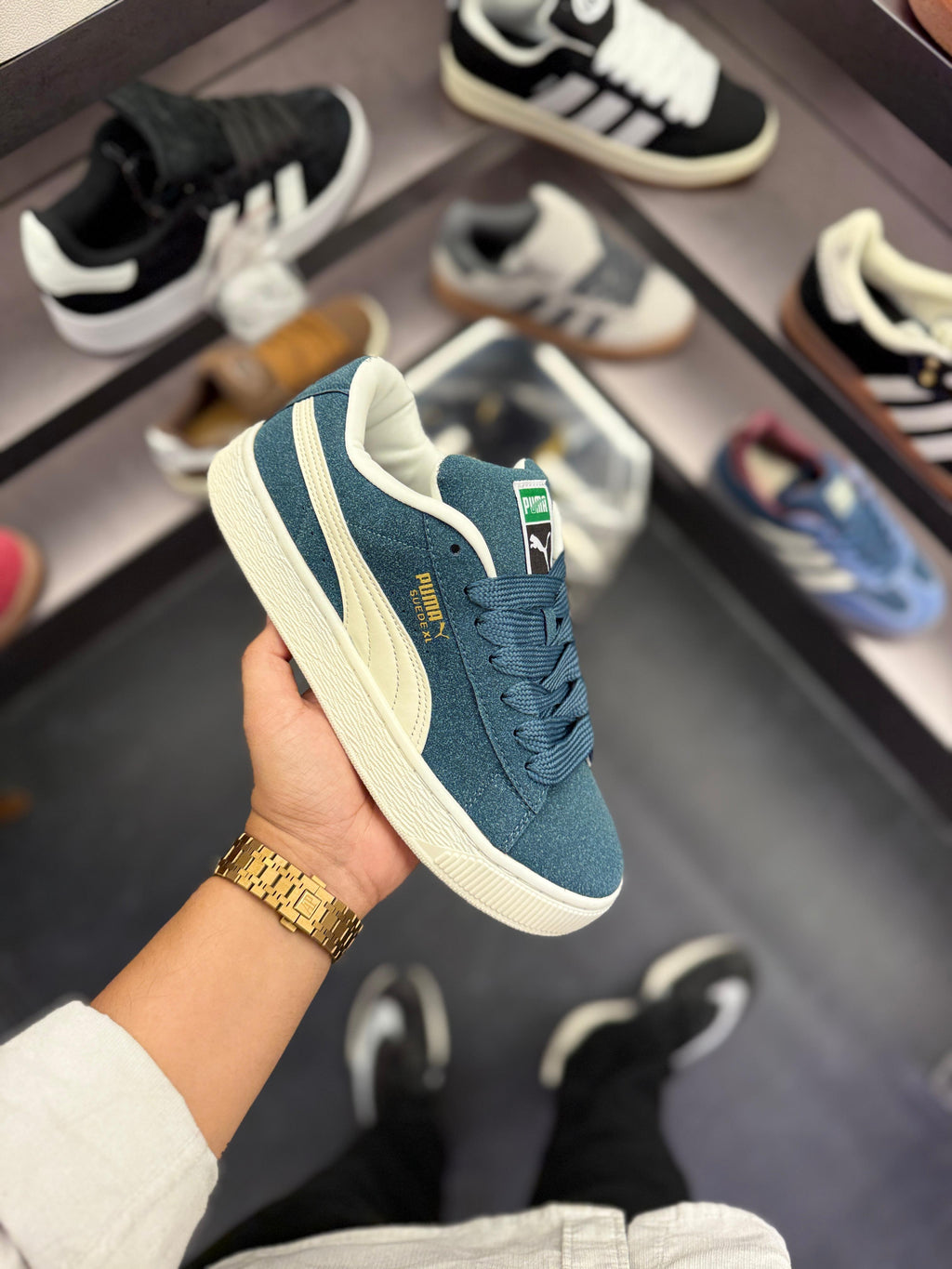 PUMA SUEDE CLASSIC BLUISH GREEN 🖤🖤