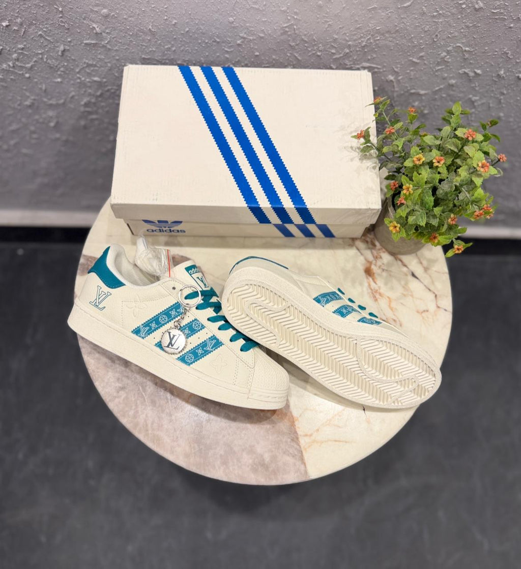ADIDAS ORIGINALS SUPERSTAR X LOUIS VUITTON EMBOSSED