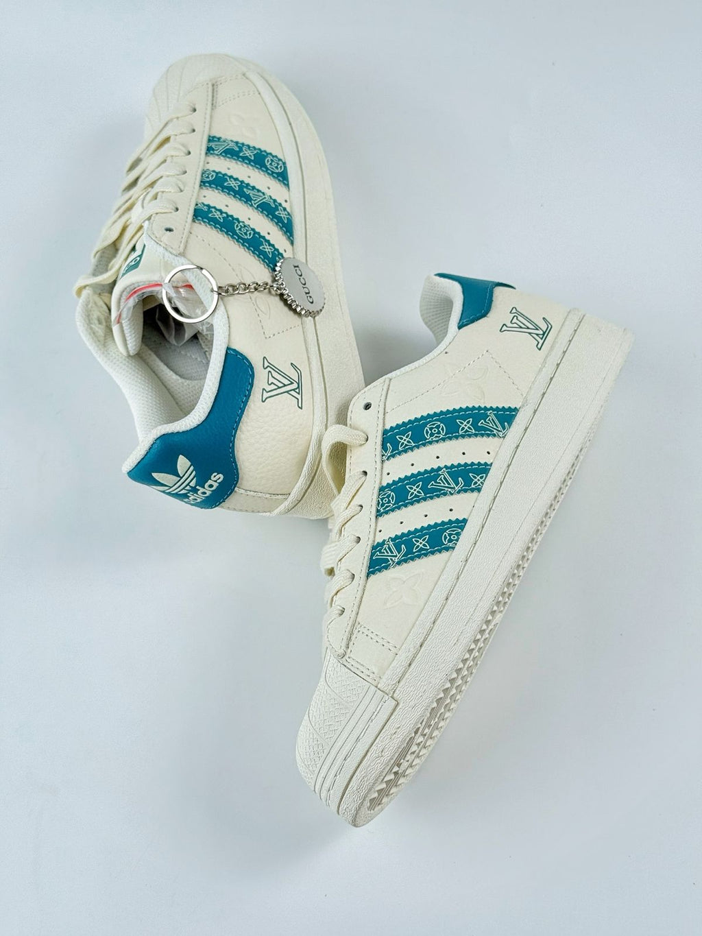 ADIDAS ORIGINALS SUPERSTAR X LOUIS VUITTON EMBOSSED
