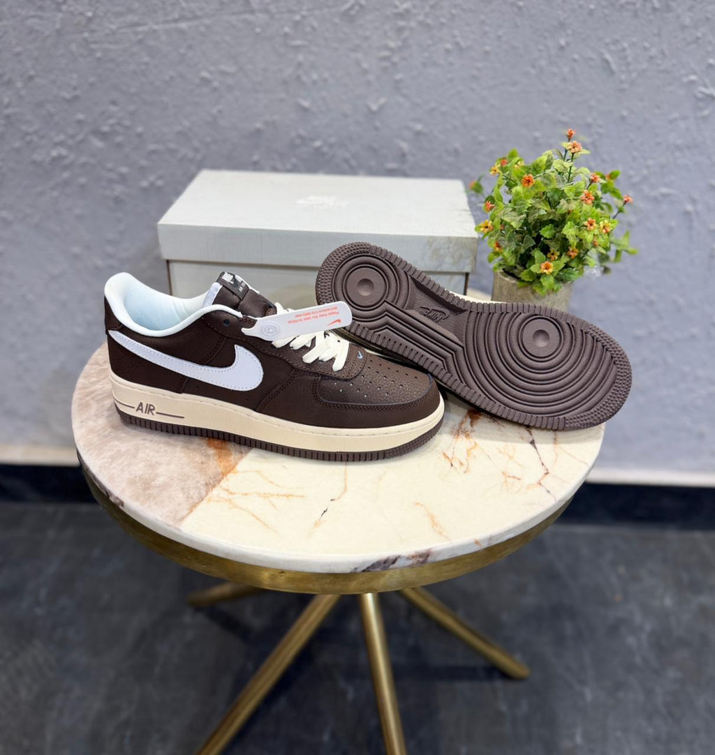 NIKE AIRFORCE ONE BROWN BEIGE SPL EDTN