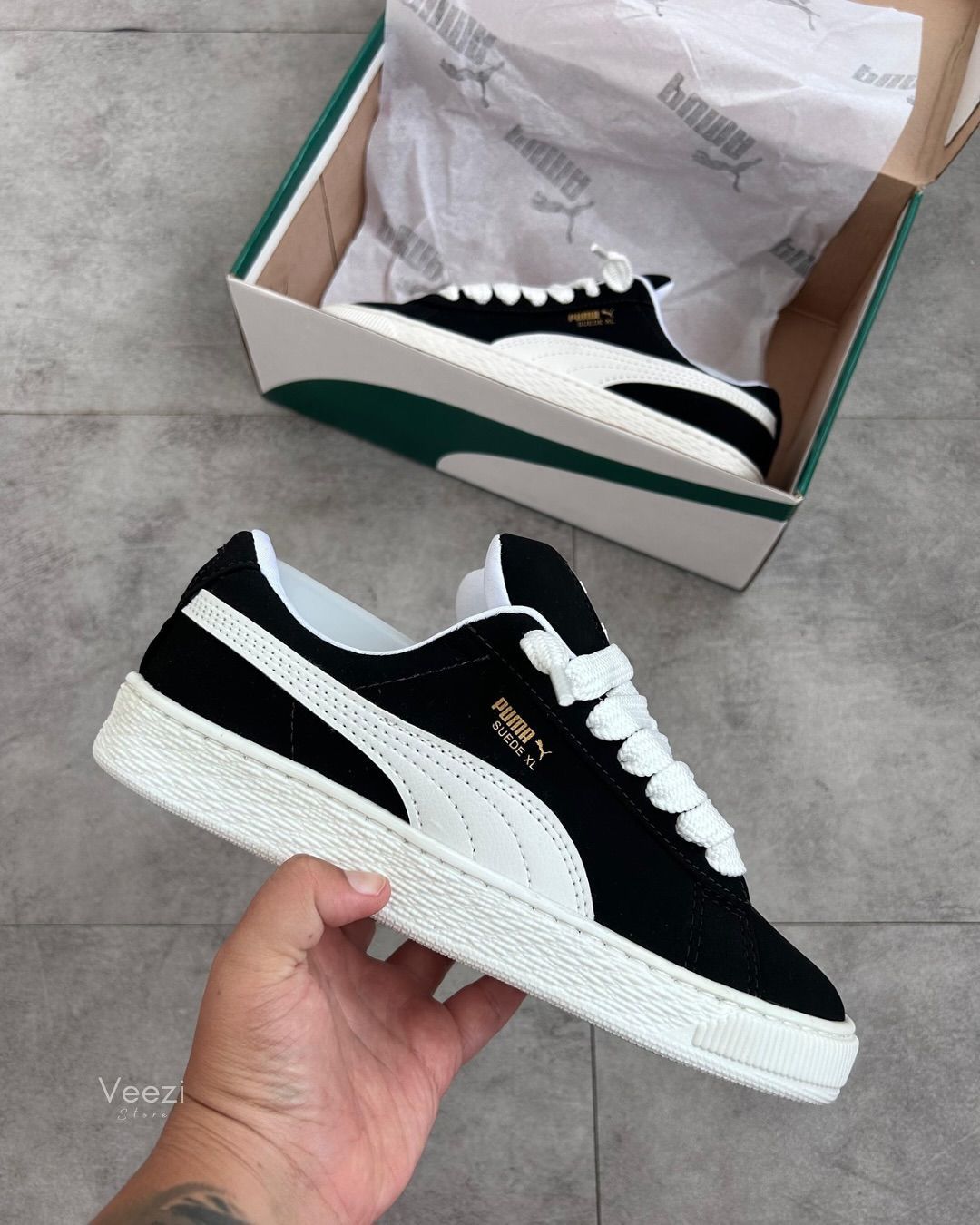 PUMA CLASSIC SUEDE XL BLACK  🖤