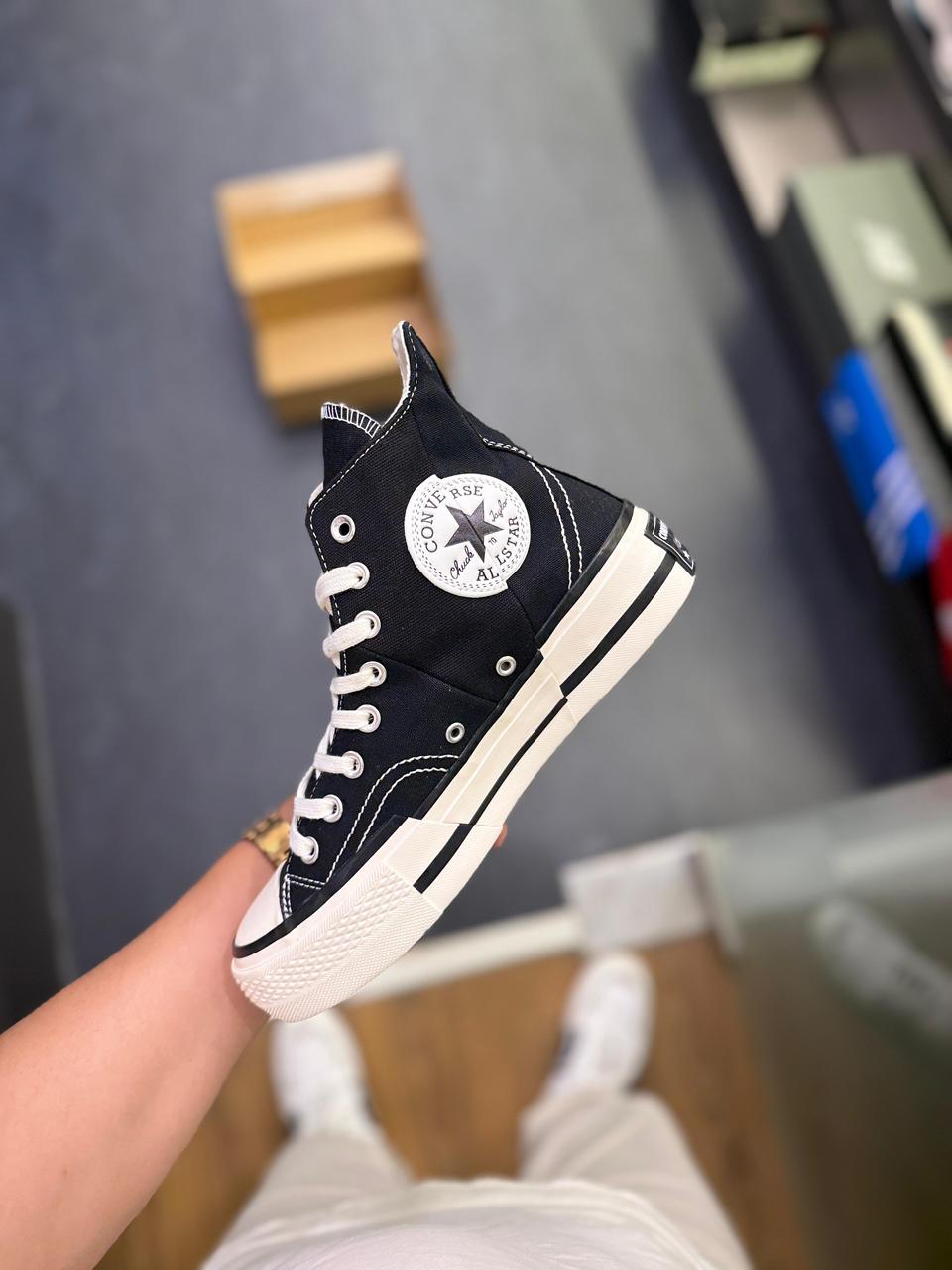 CONVERSE CHUCK MID PLUS BLACK WHITE