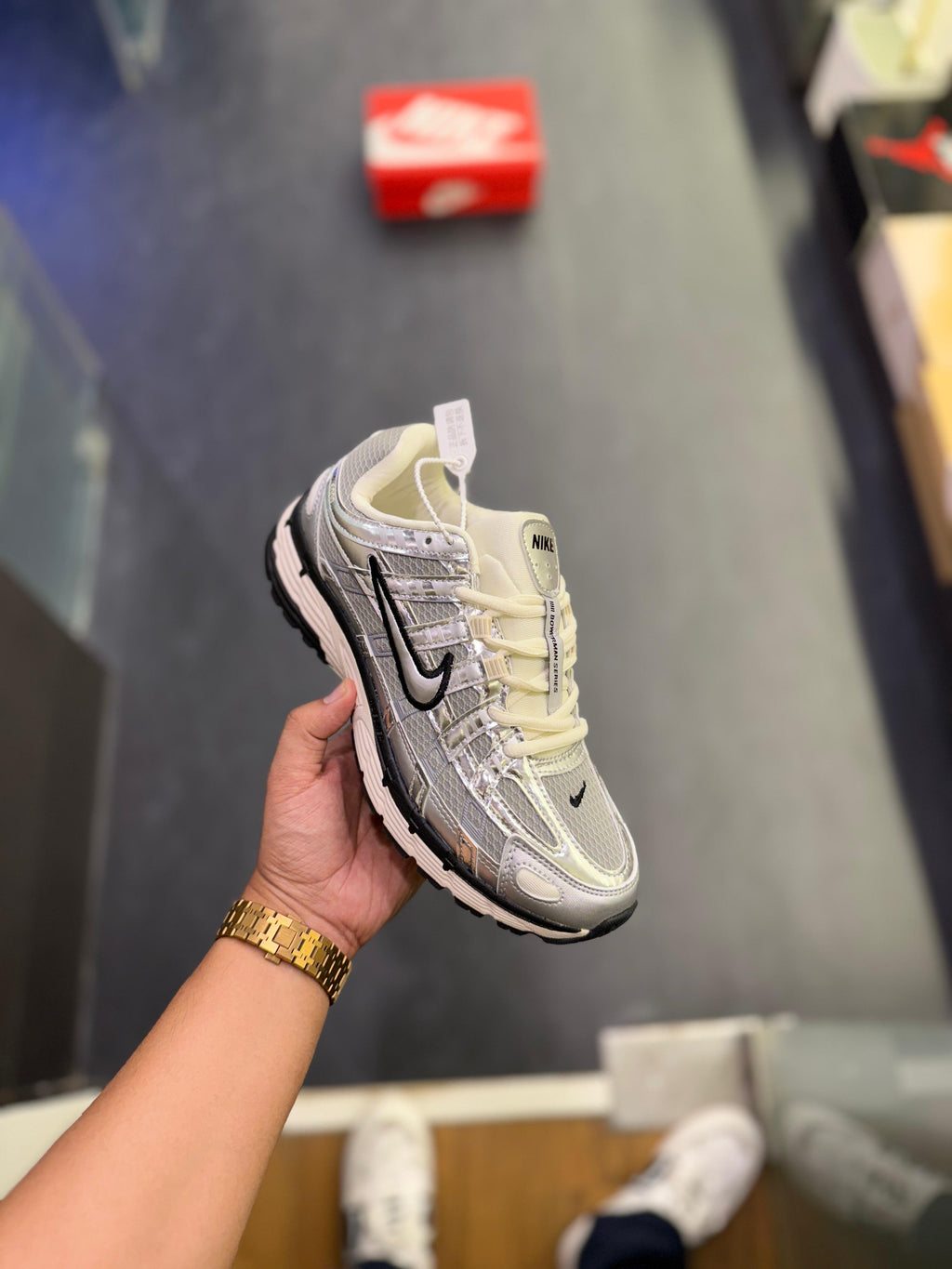 NIKE P-6000 TRAINER METALLIC 🖤