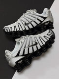 NIKE SHOX TL CUSTOM BLACK WHITE BLACK