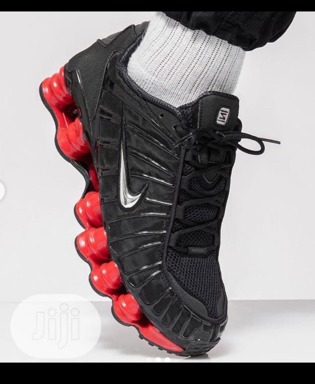 NIKE SHOX TL CUSTOM BLACK RED