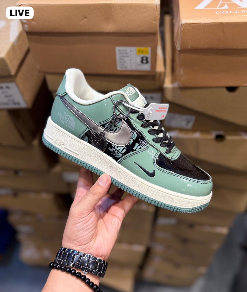 NIKE AIRFORCE CUSTOM X NORTH FACE