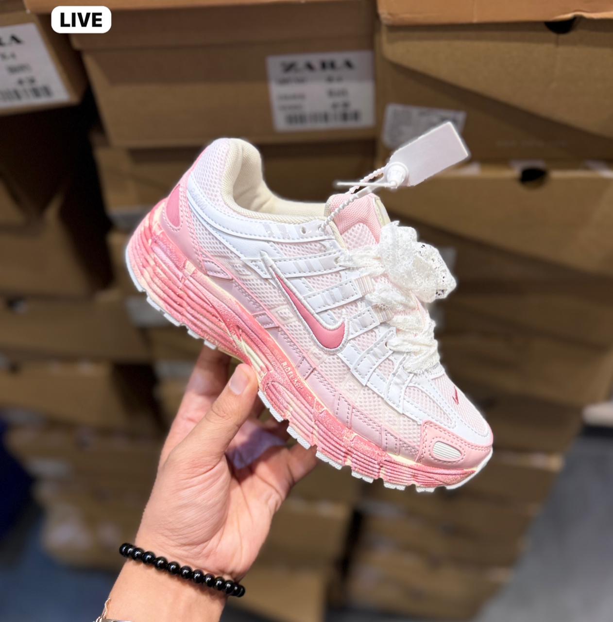 NIKE P-6000 TRAINER CUSTOM PINK