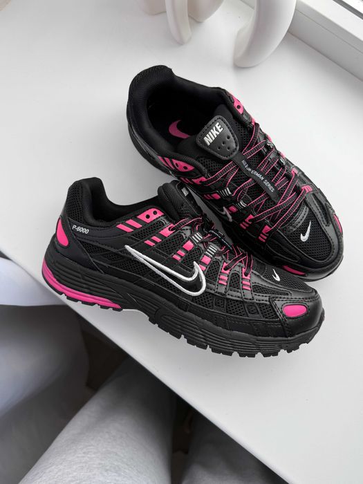 NIKE P-6000 TRAINER BLACK PINK