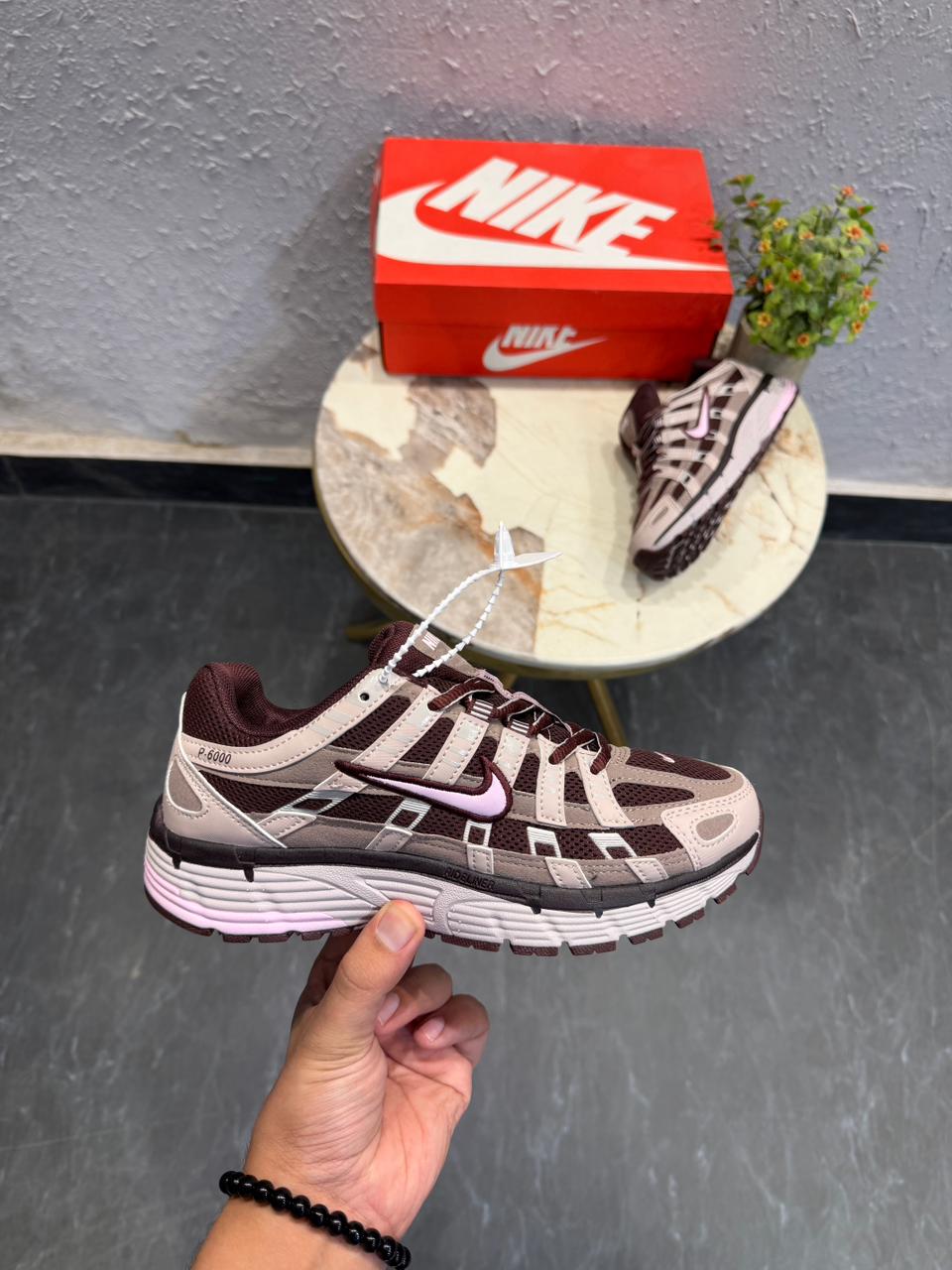 NIKE P-6000 TRAINER BURGUNDY PINK FOAM ✅✅