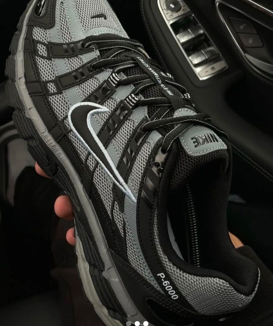 NIKE P-6000 TRAINER BLACK COOL GREY