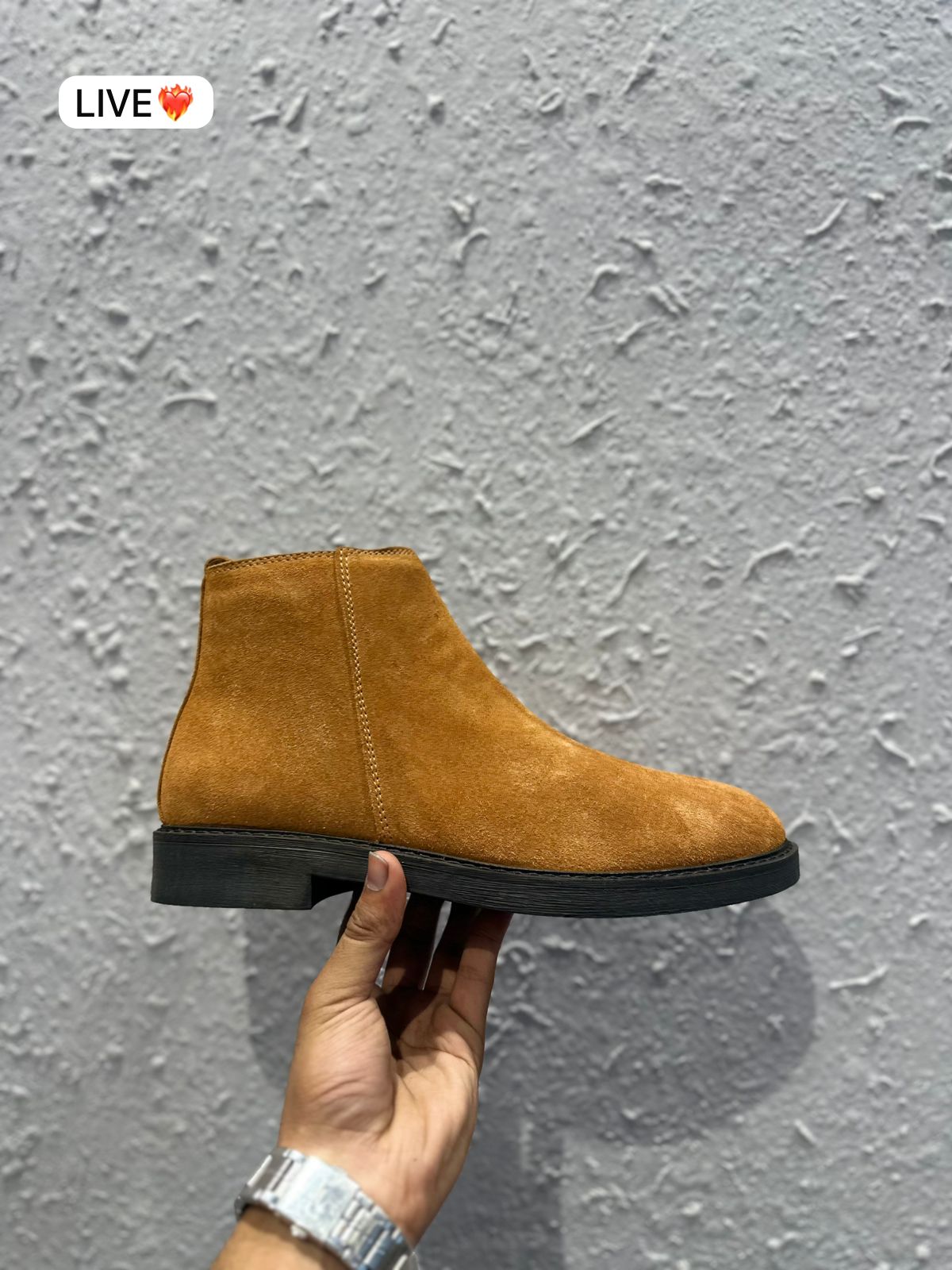 ZARA OG LEATHER OSG SOLE ZIPPY BOOTS
