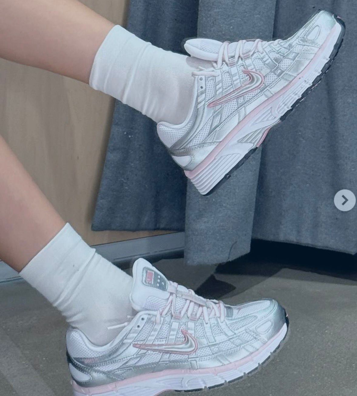NIKE P-6000 TRAINER BABY PINK