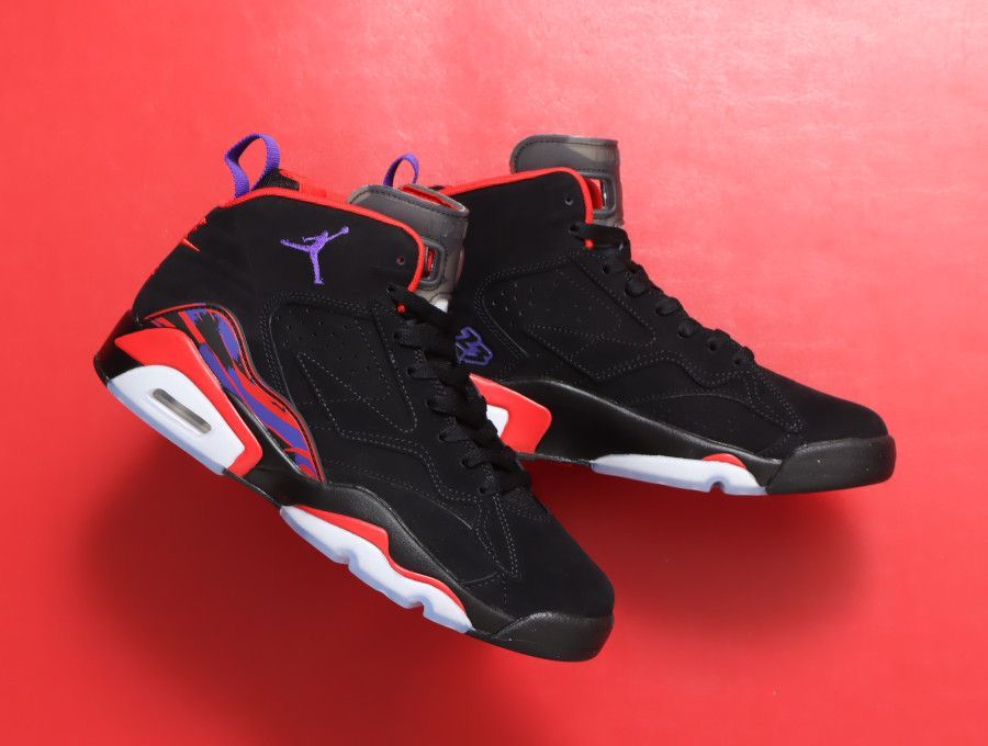 AIR JORDANS RETRO 6 JUMPMAN MVP BLACK RED