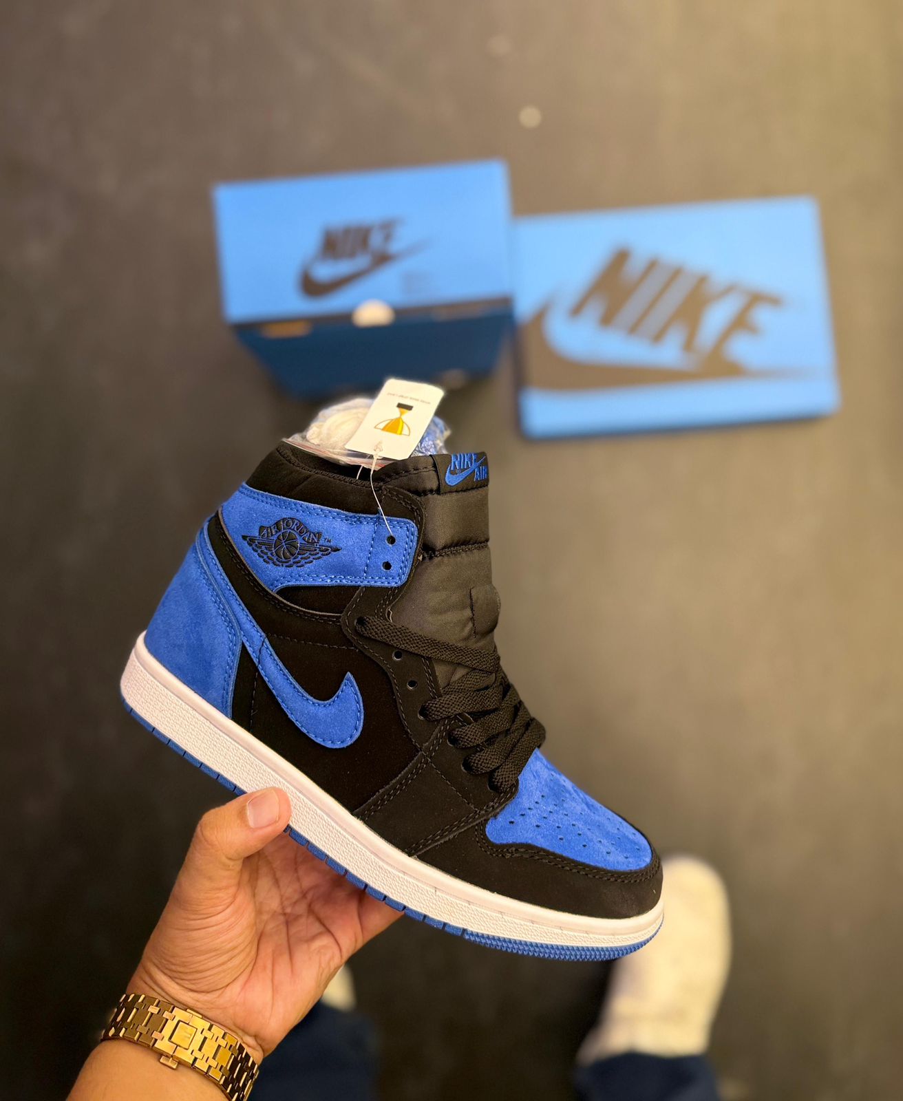AIR JORDANS RETRO 1 HIGH ROYAL REIMAGINED