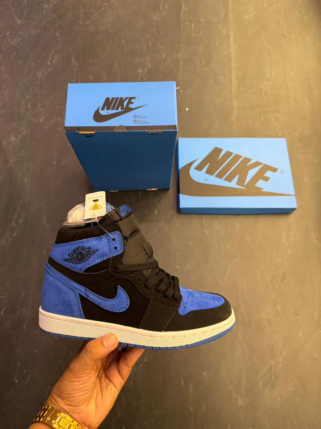 AIR JORDANS RETRO 1 HIGH ROYAL REIMAGINED