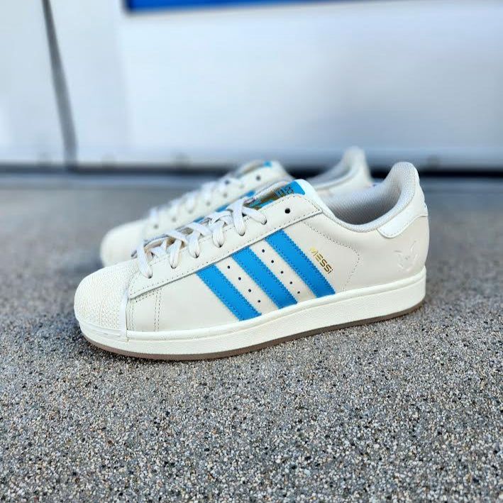 ADIDAS ORIGINALS SUPERSTAR MESSI WHITE SKY