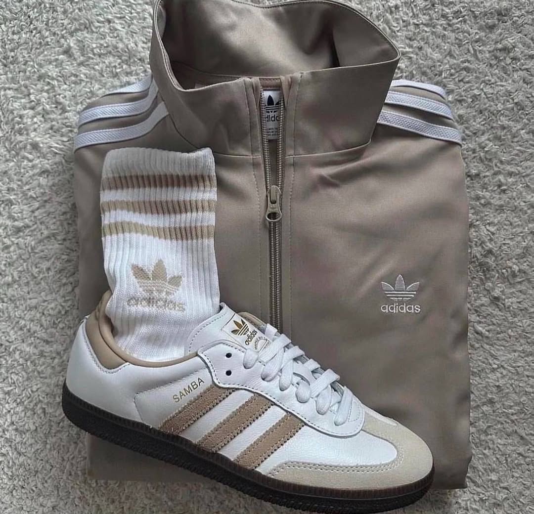 ADIDAS ORIGINALS SAMBA BEIGE GUM