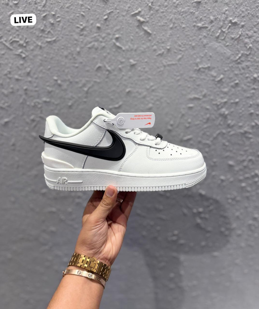 NIKE AIRFORCE AMBUSH WHITE BLACK