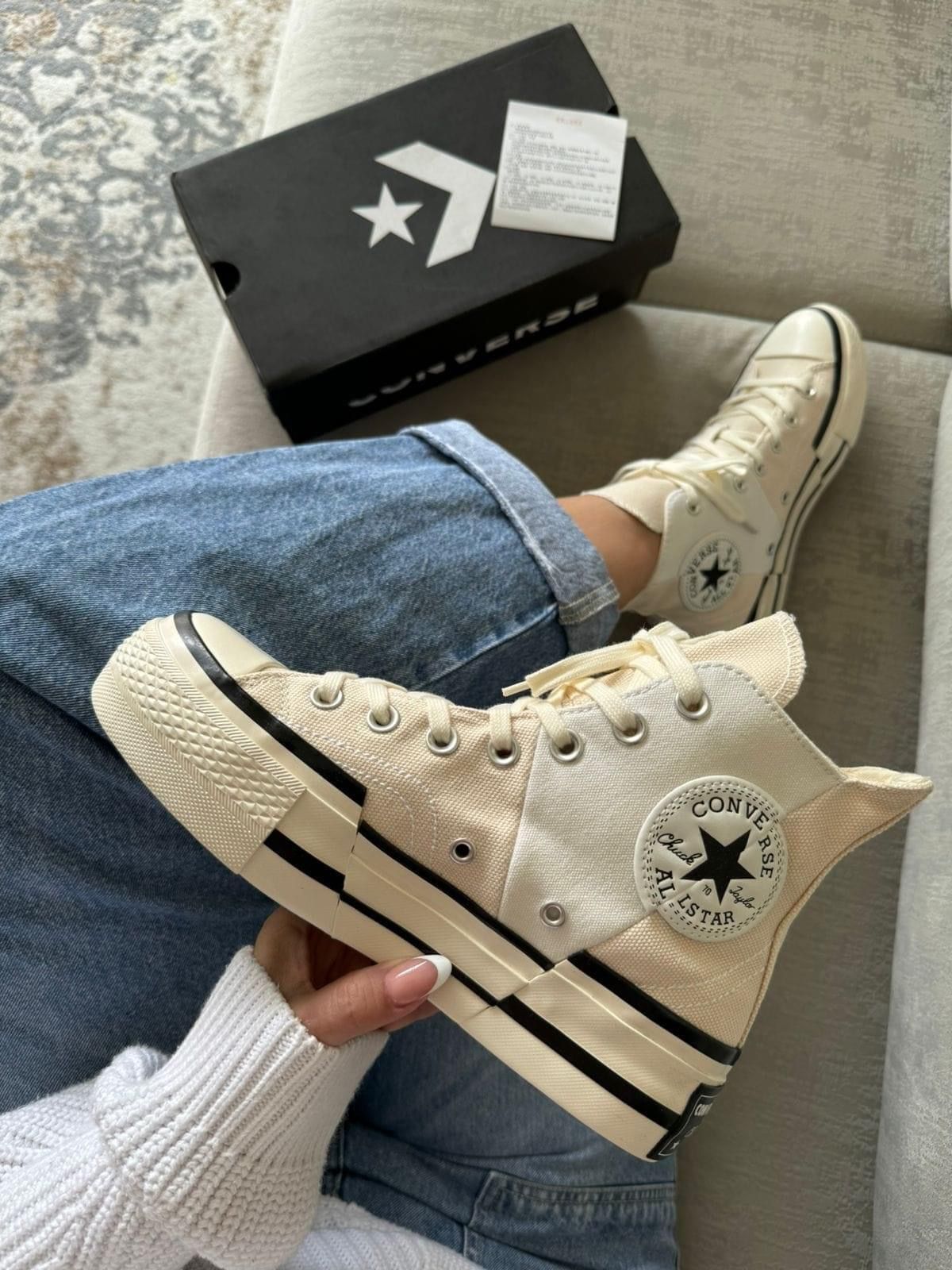 CONVERSE CHUCK MID PLUS WHITE