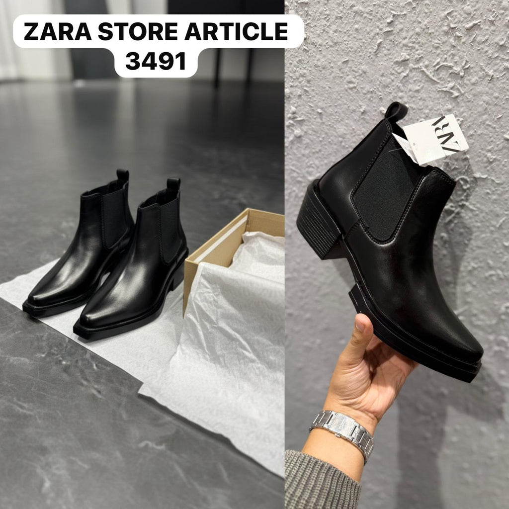 ZARA AESTHETIC CHELSEA BOOTS ART-3491 🖤