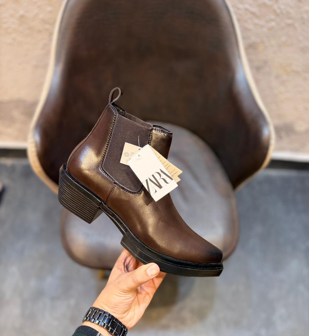 ZARA AESTHETIC CHELSEA BOOTS ART-3491 🖤
