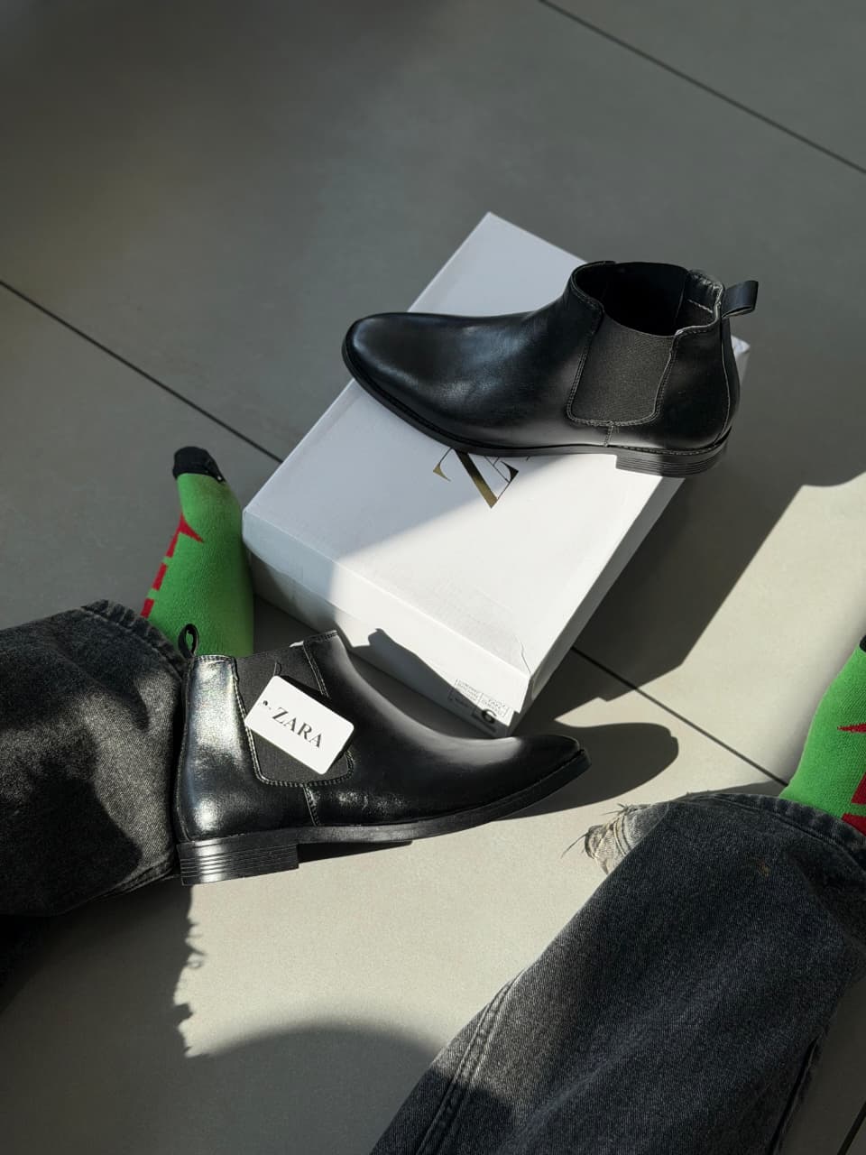 ZARA  chelsea boots