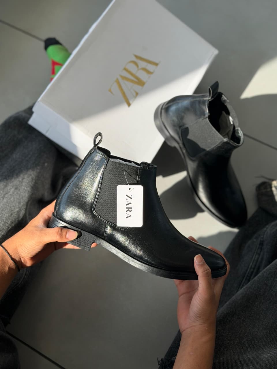ZARA  chelsea boots